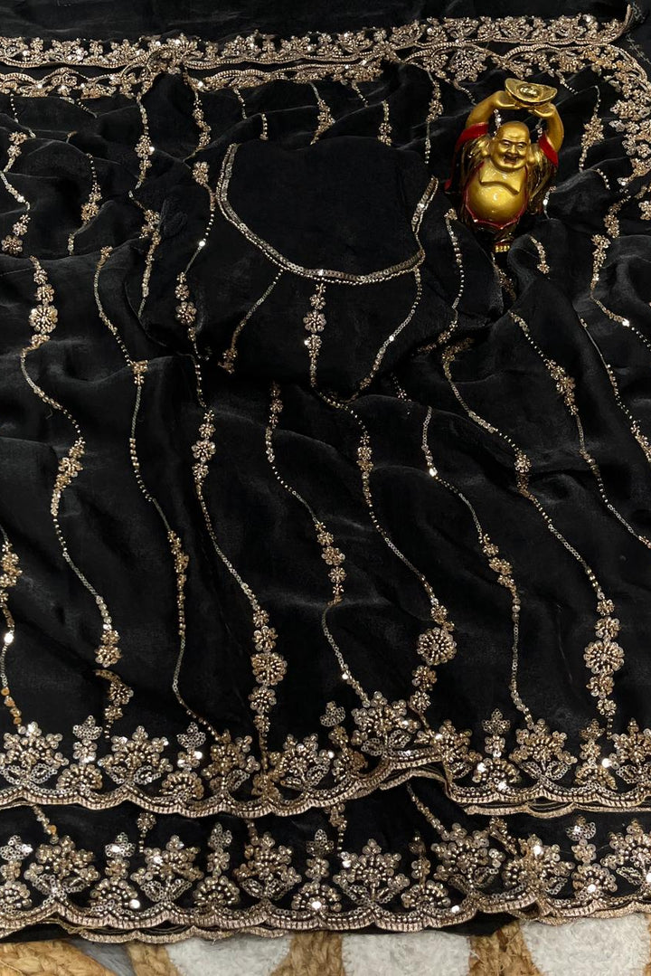 Autumn Trail Fancy Silk Saree