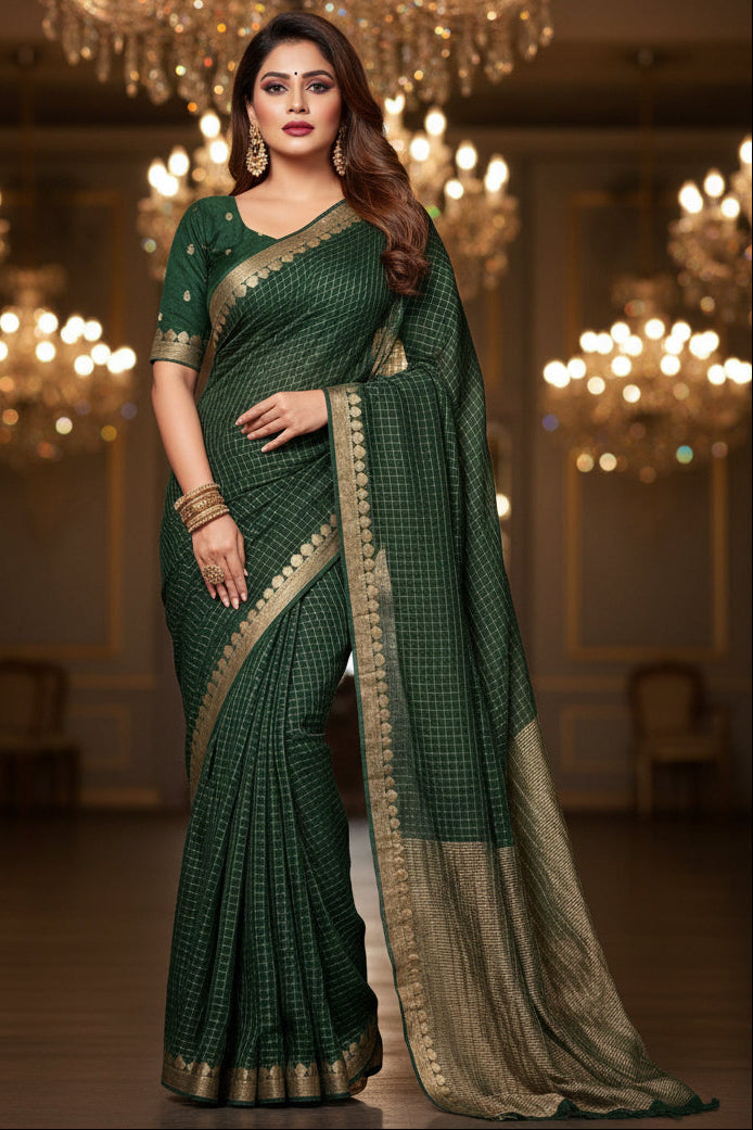 Nova Waterfall Viscose Georgette Saree