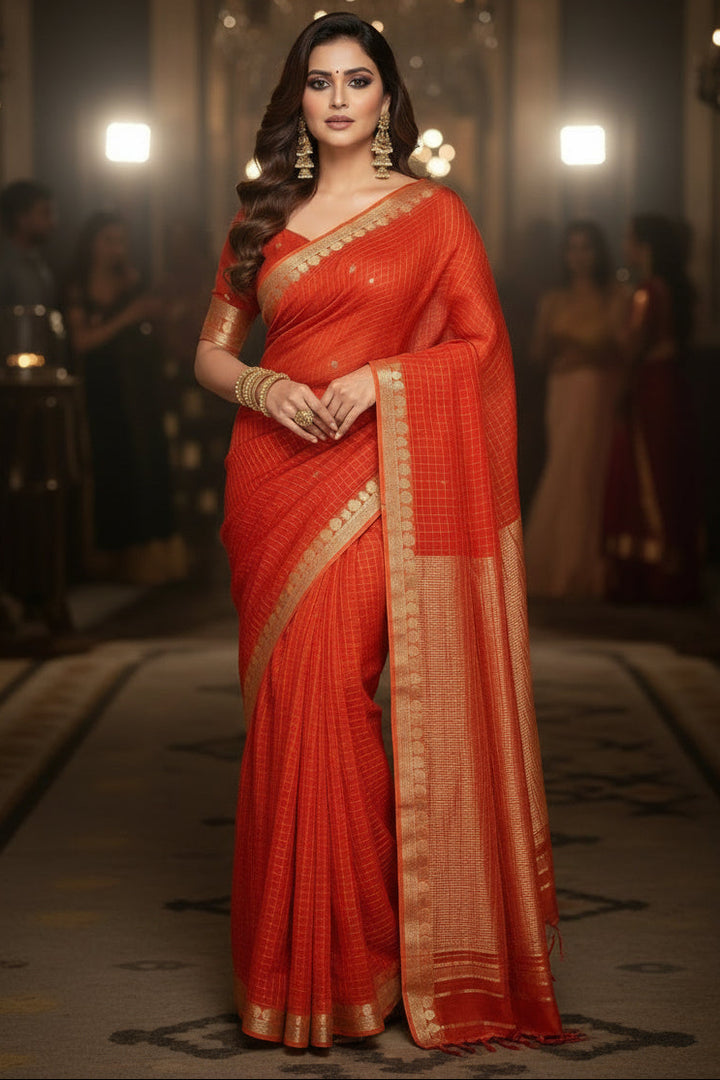 Nova Waterfall Viscose Georgette Saree