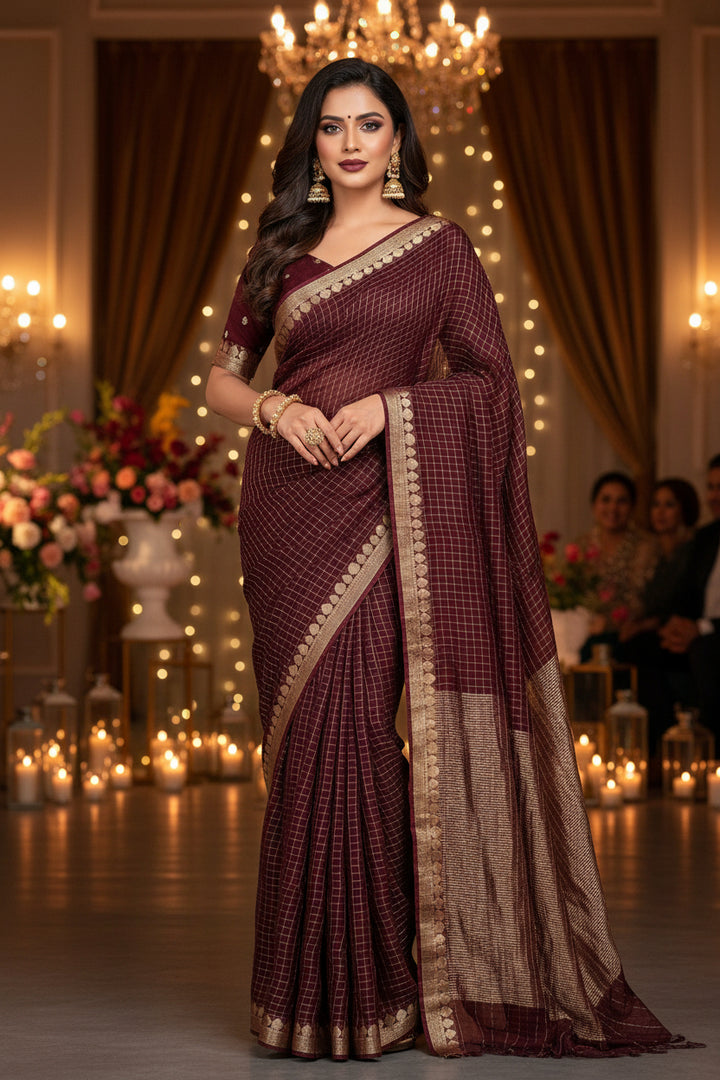 Nova Waterfall Viscose Georgette Saree