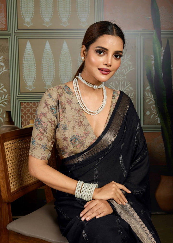 Shahi Shimmer Fancy Silk Saree