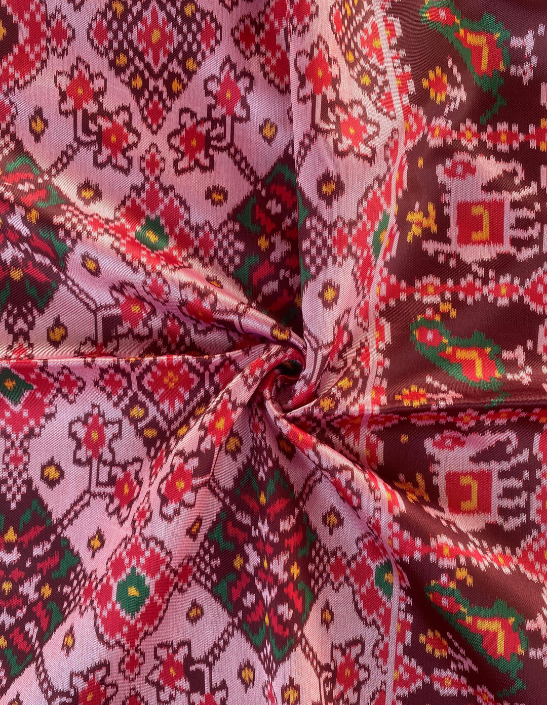 Heartwritten Harmony Bandhej Silk Saree