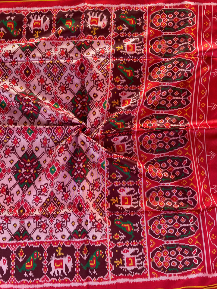 Heartwritten Harmony Bandhej Silk Saree