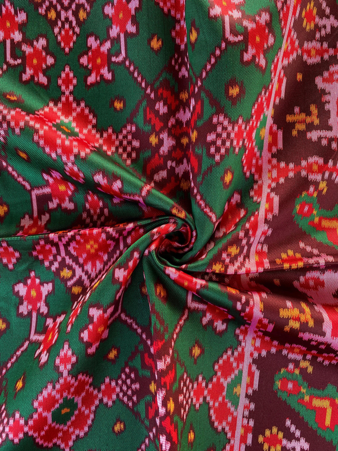 Heartwritten Harmony Bandhej Silk Saree