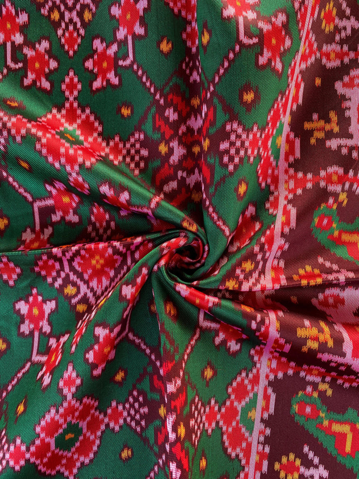 Heartwritten Harmony Bandhej Silk Saree