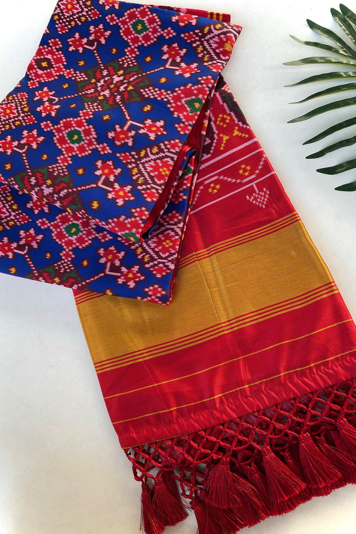 Heartwritten Harmony Bandhej Silk Saree