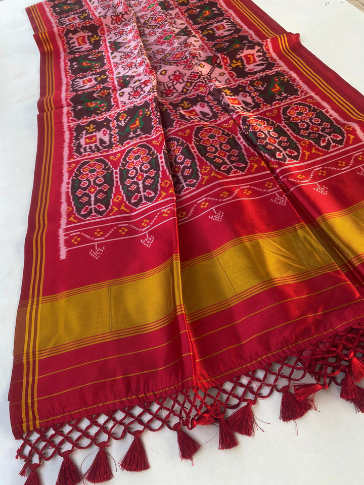 Heartwritten Harmony Bandhej Silk Saree