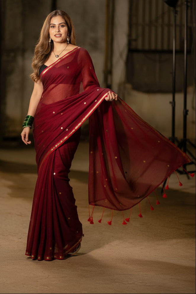 Chithi’r Golpo Mul Cotton Saree