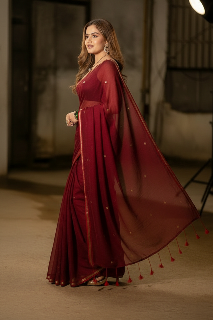 Chithi’r Golpo Mul Cotton Saree