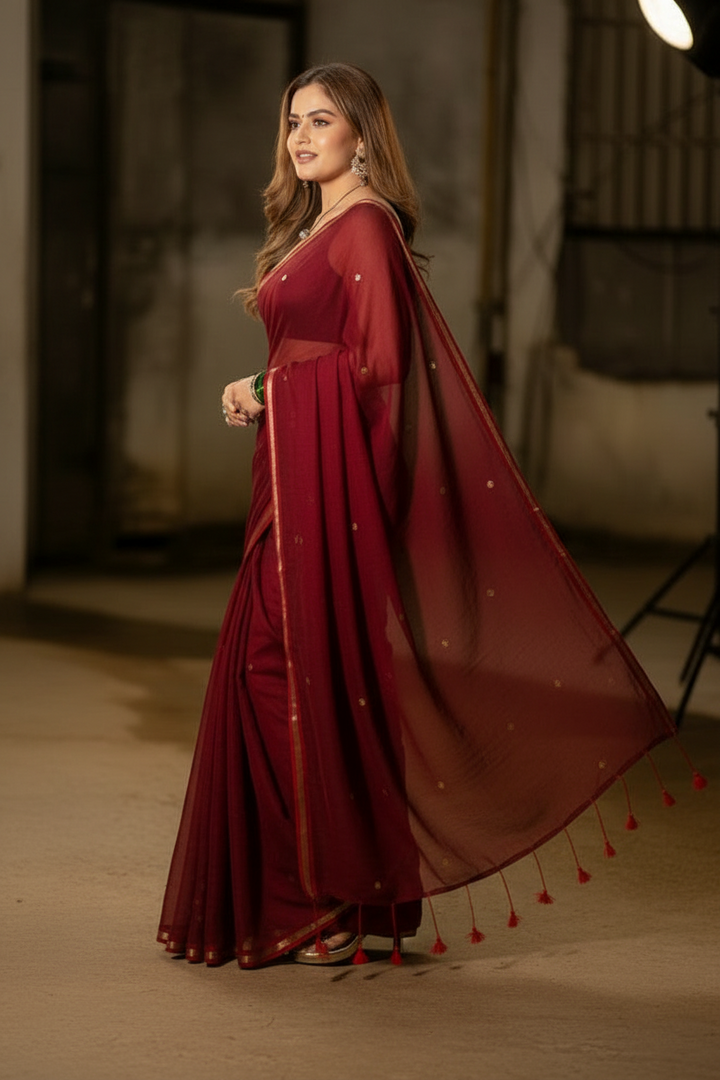 Chithi’r Golpo Mul Cotton Saree