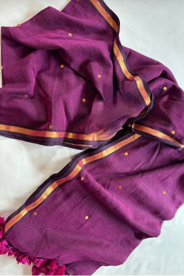 Chithi’r Golpo Mul Cotton Saree
