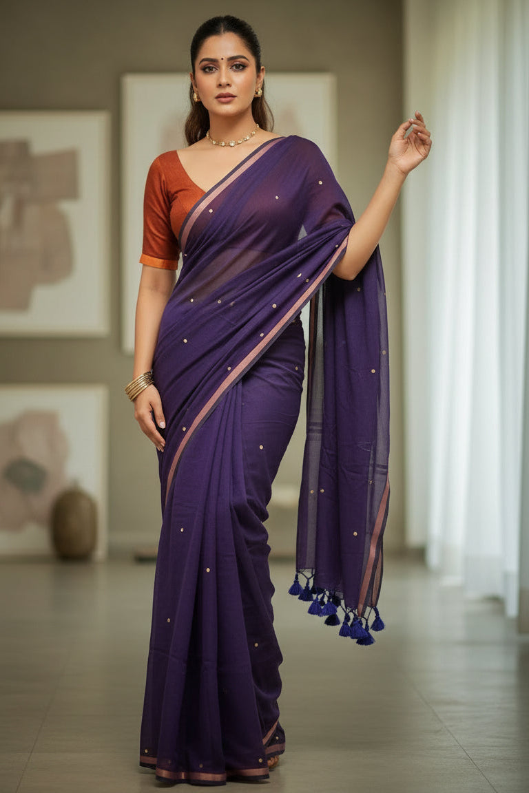 Chithi’r Golpo Mul Cotton Saree