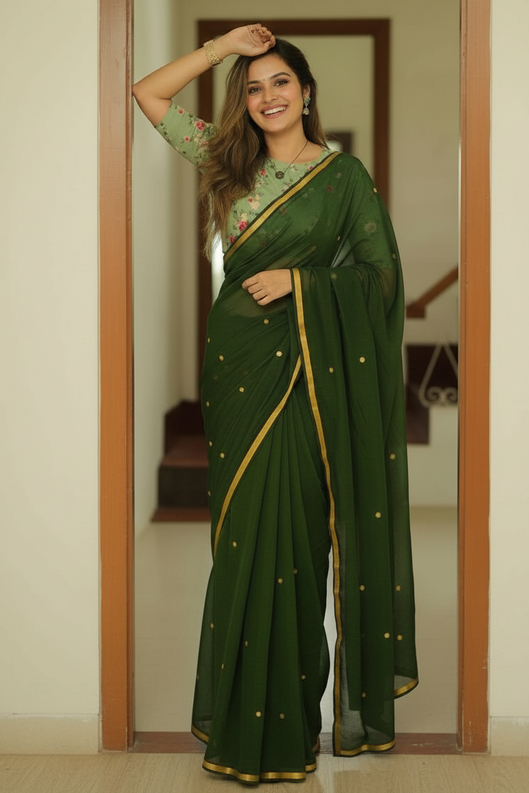 Chithi’r Golpo Mul Cotton Saree
