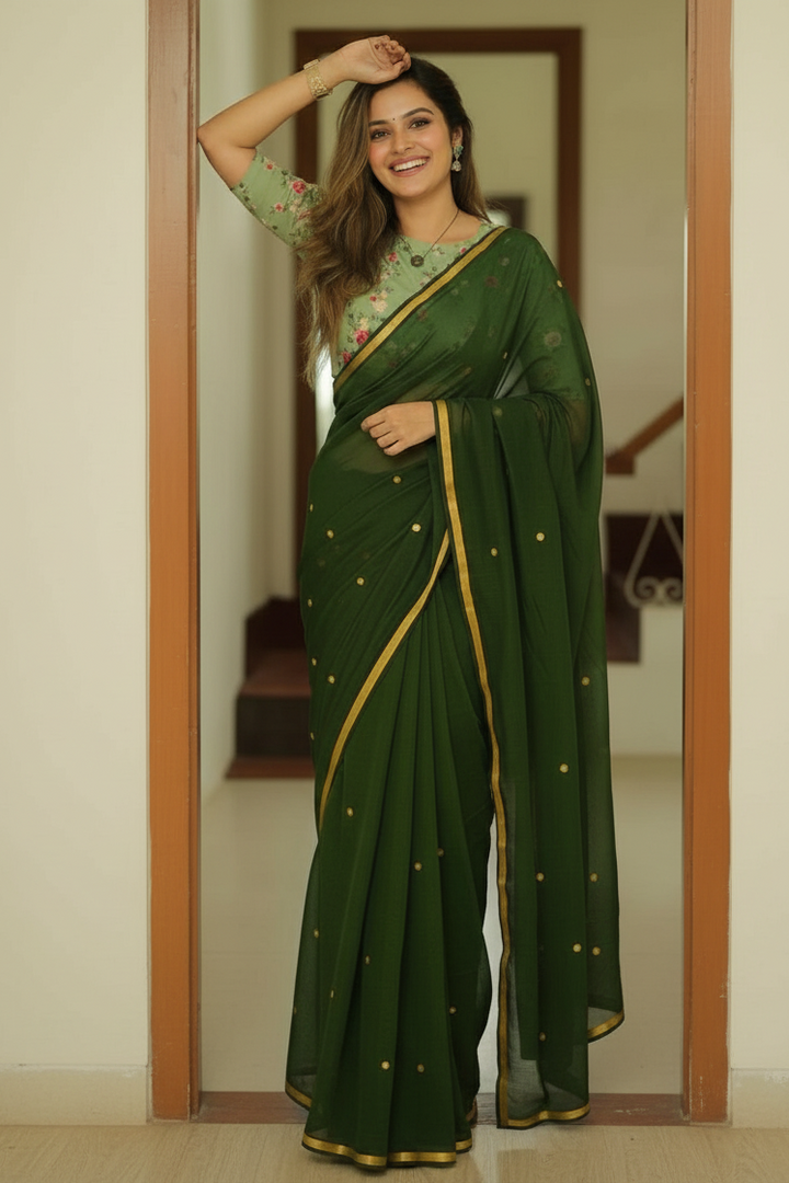 Chithi’r Golpo Mul Cotton Saree