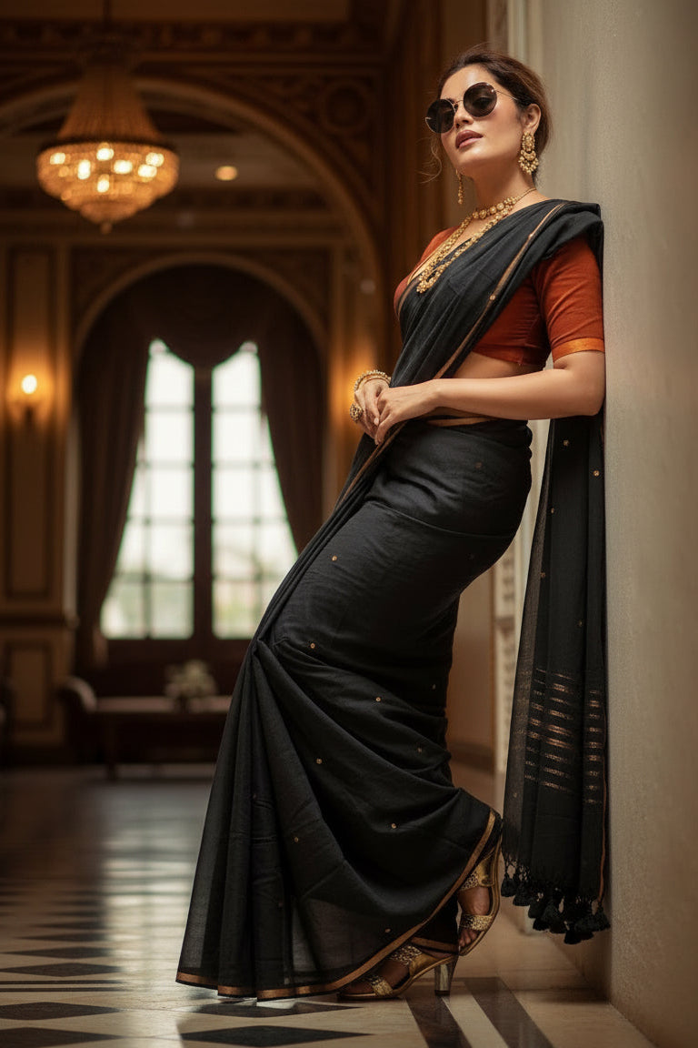 Chithi’r Golpo Mul Cotton Saree