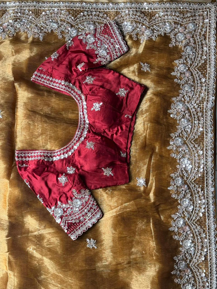 Ink of Emotions Tissue Silk Saree