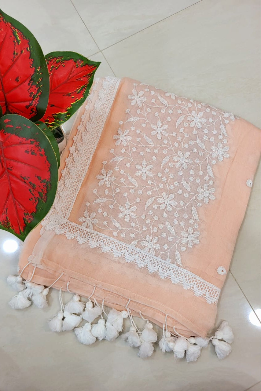 Kagojhawa Mul Cotton Saree