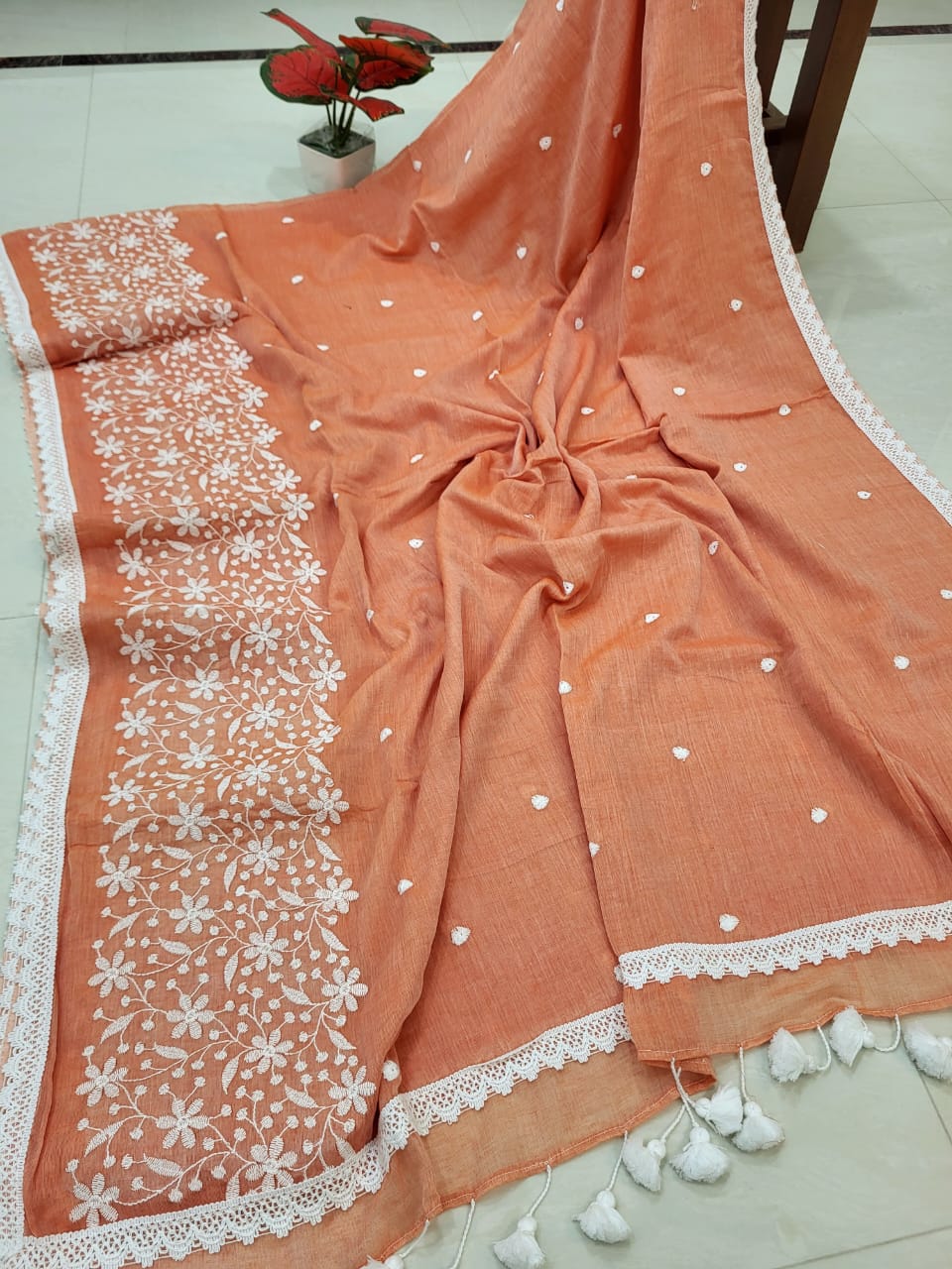Kagojhawa Mul Cotton Saree