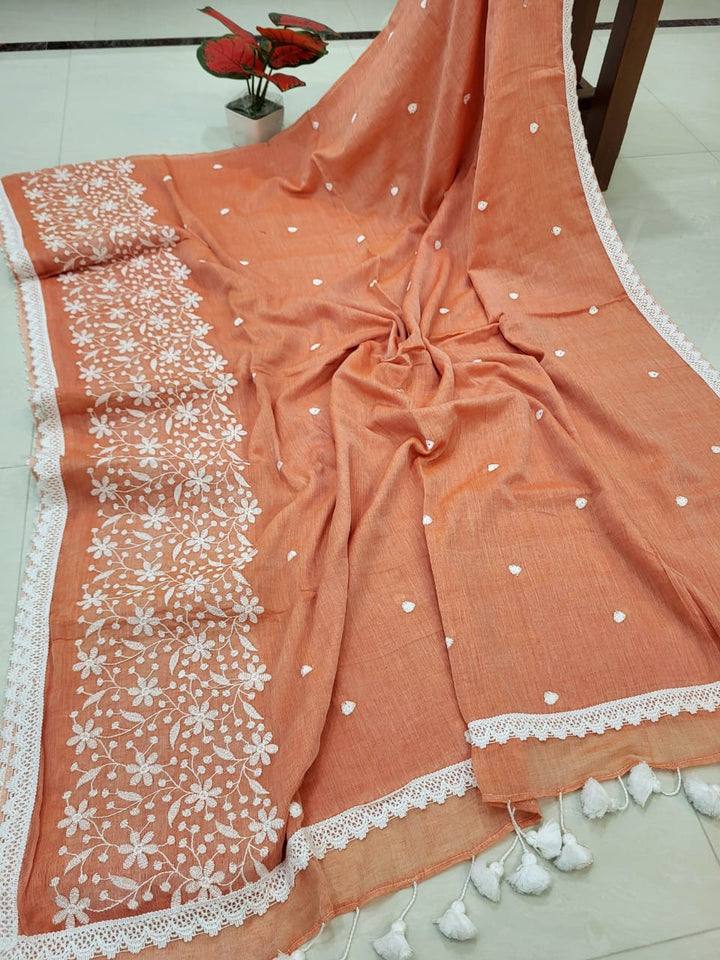 Kagojhawa Mul Cotton Saree