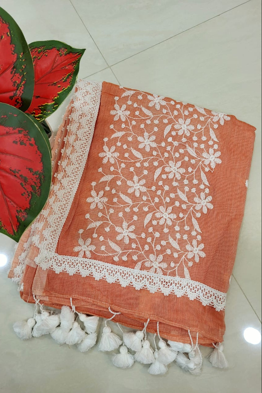 Kagojhawa Mul Cotton Saree