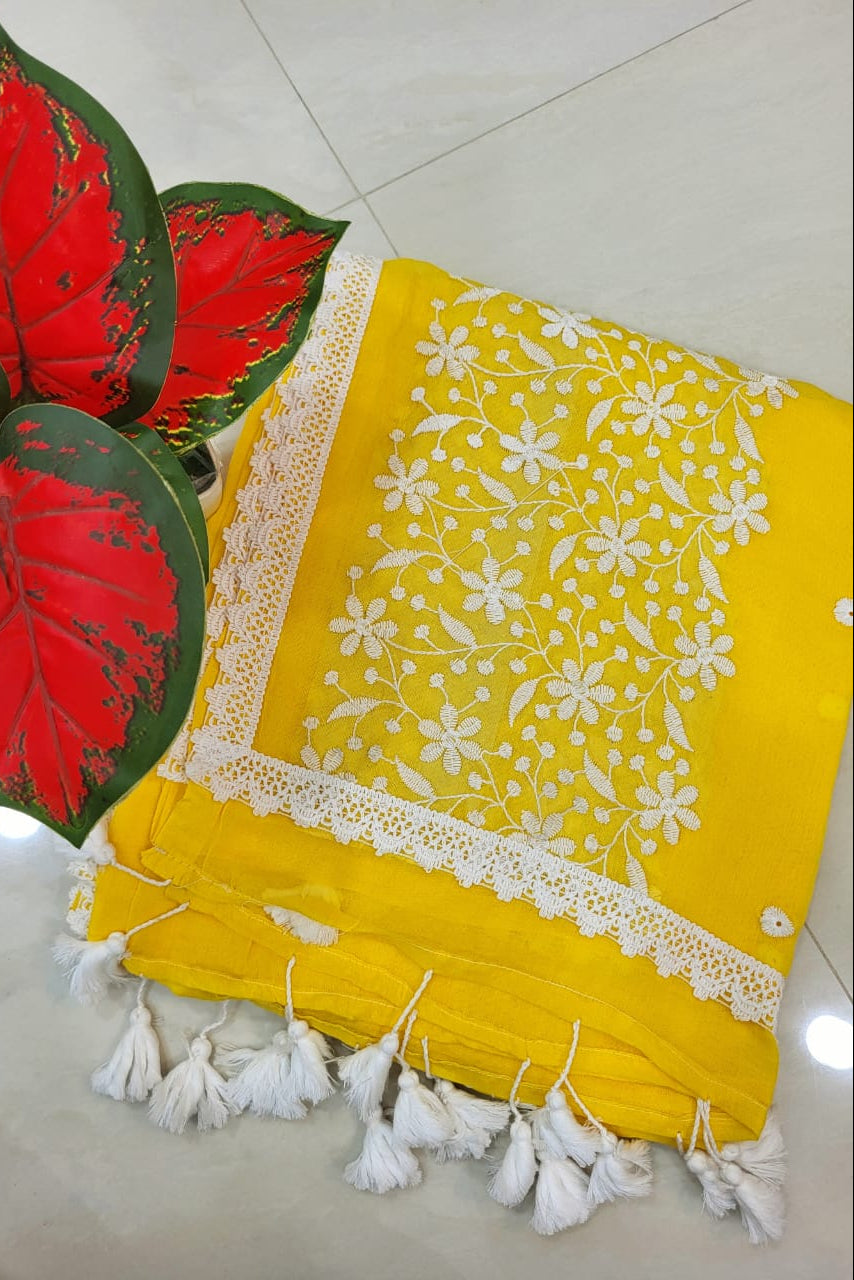 Kagojhawa Mul Cotton Saree