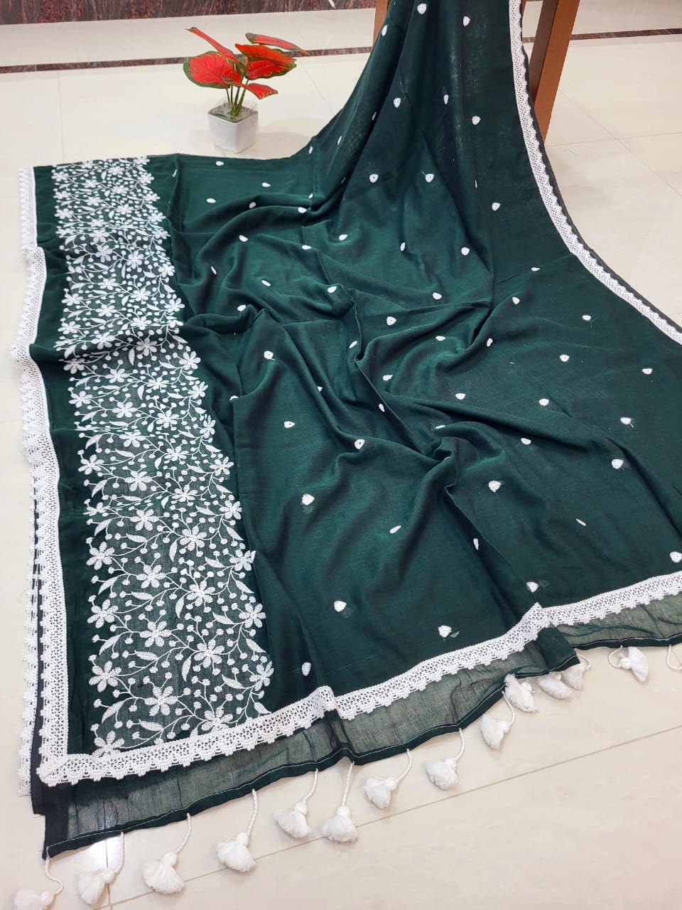 Kagojhawa Mul Cotton Saree