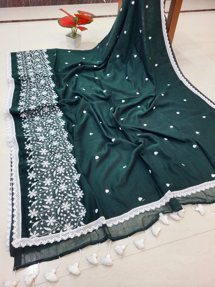 Kagojhawa Mul Cotton Saree