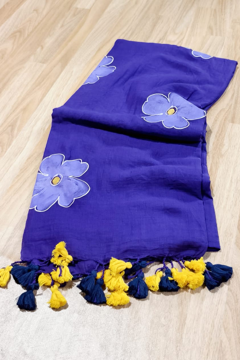 Hridoyer Shobdo Mul Cotton Saree