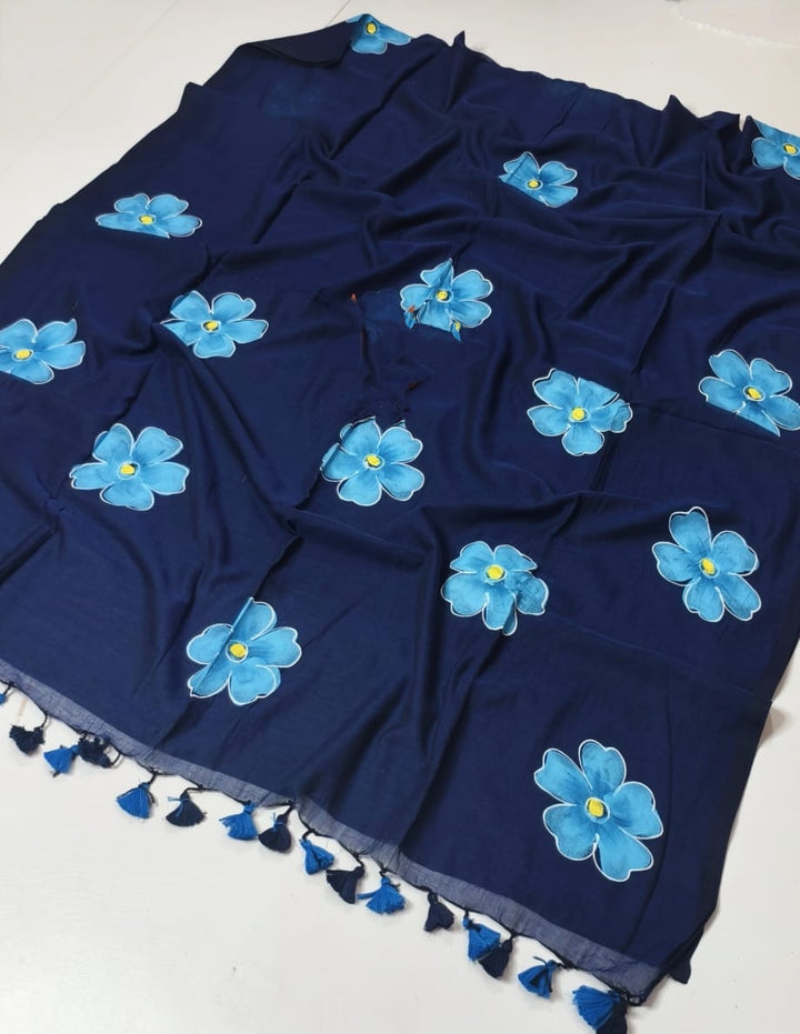 Hridoyer Shobdo Mul Cotton Saree