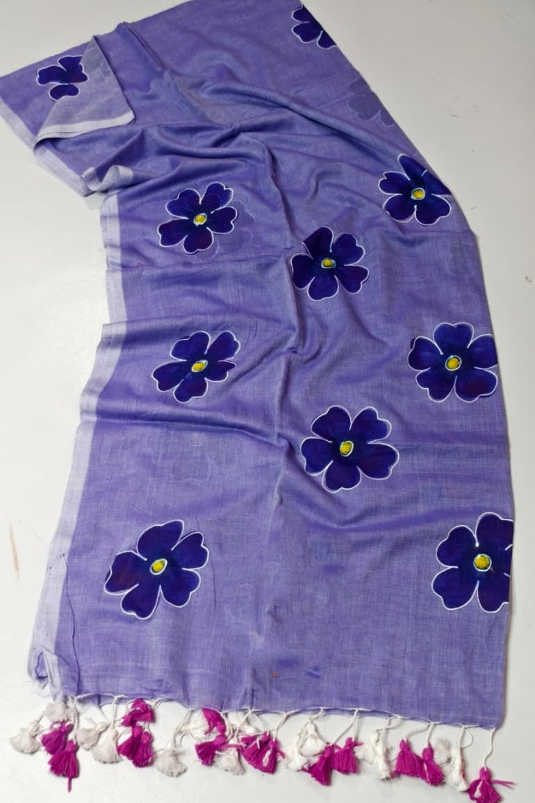 Hridoyer Shobdo Mul Cotton Saree