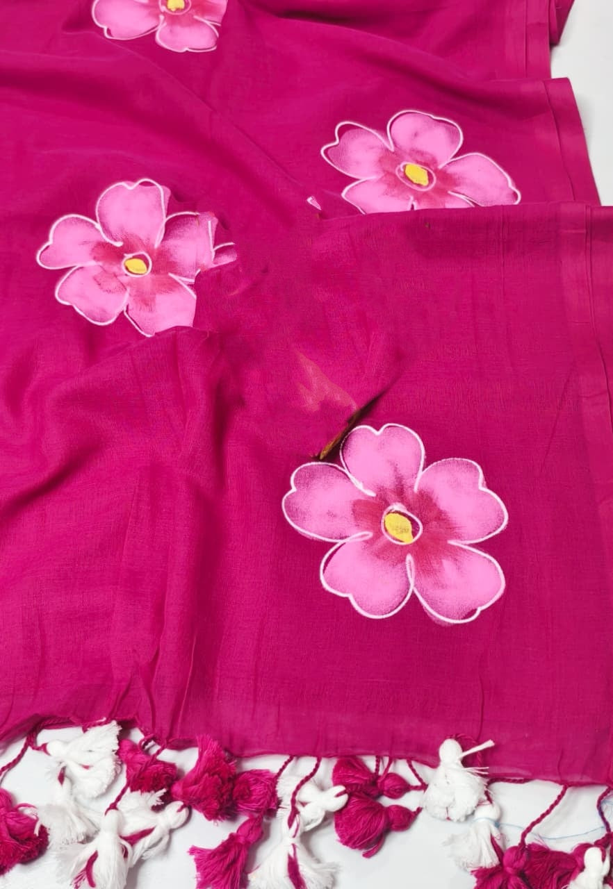 Hridoyer Shobdo Mul Cotton Saree