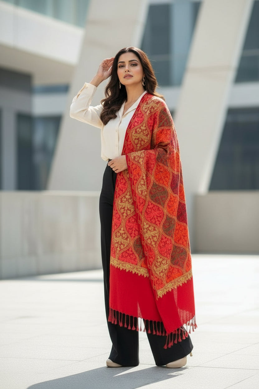 Frosted Warmth Stole Collection