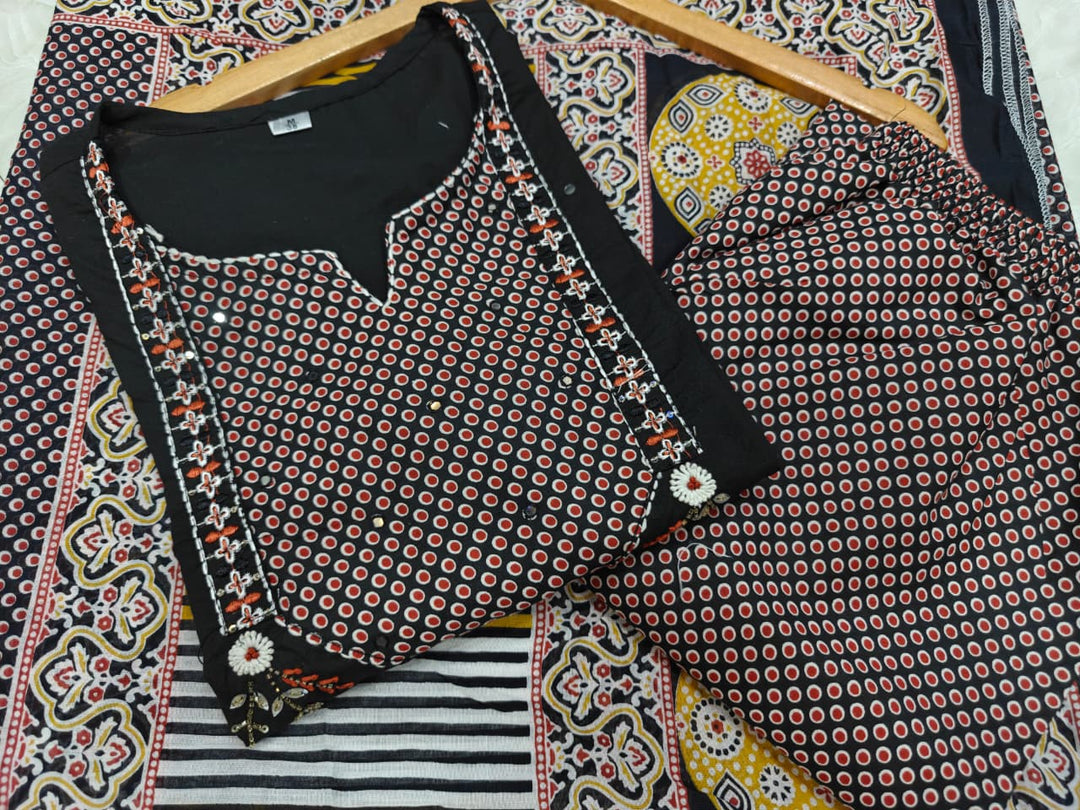 Skywhirl Cotton Kurti Set