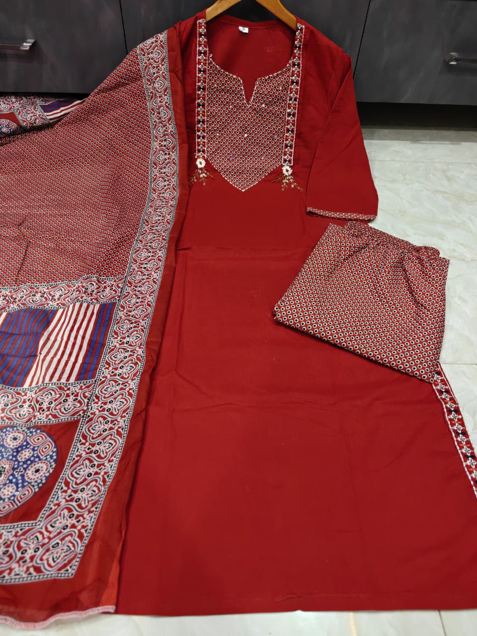 Skywhirl Cotton Kurti Set