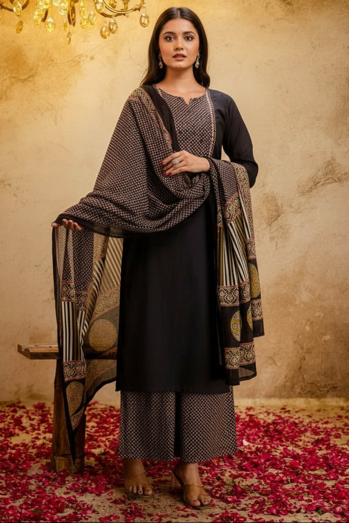 Skywhirl Cotton Kurti Set