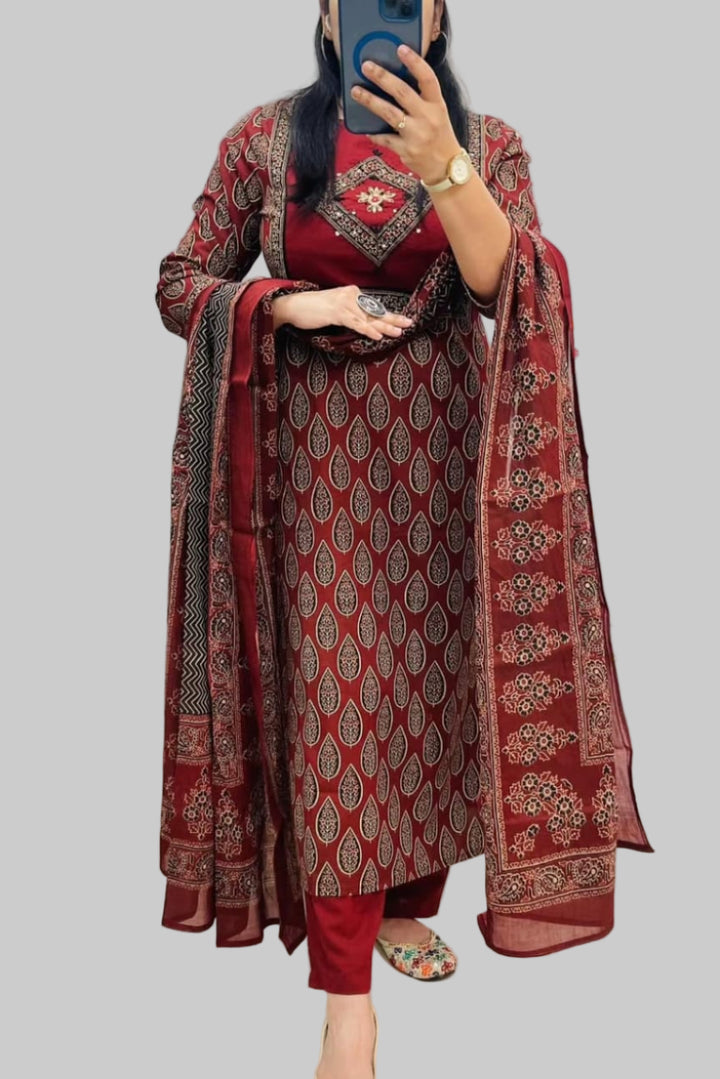 Single Essence Cotton Kurti Set