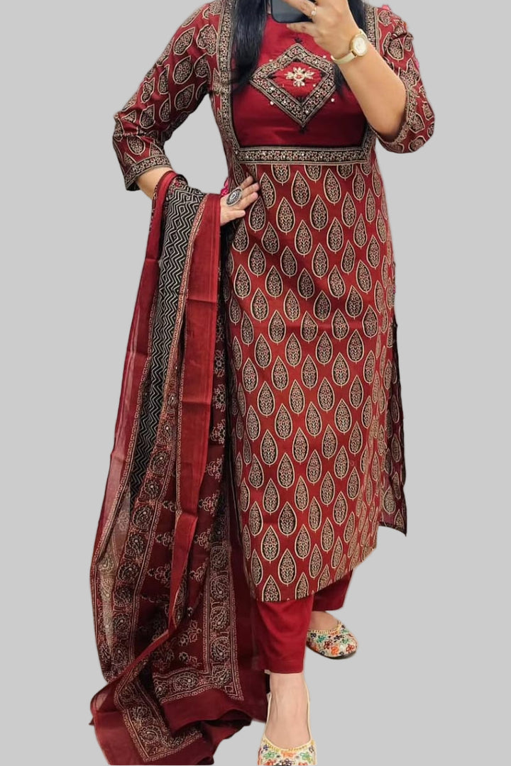 Single Essence Cotton Kurti Set