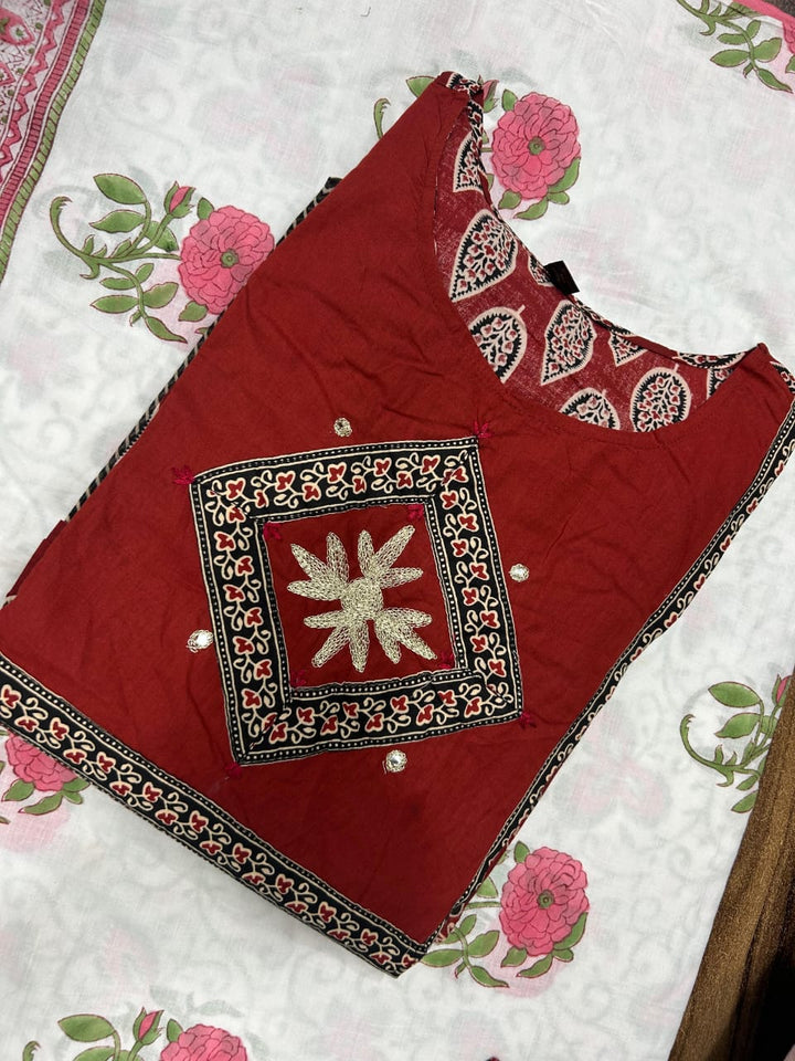 Single Essence Cotton Kurti Set