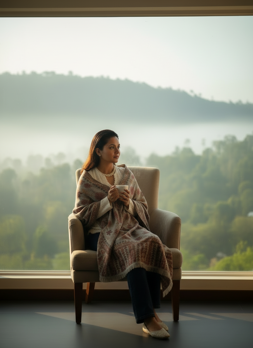 Icy Embrace Shawl Collection