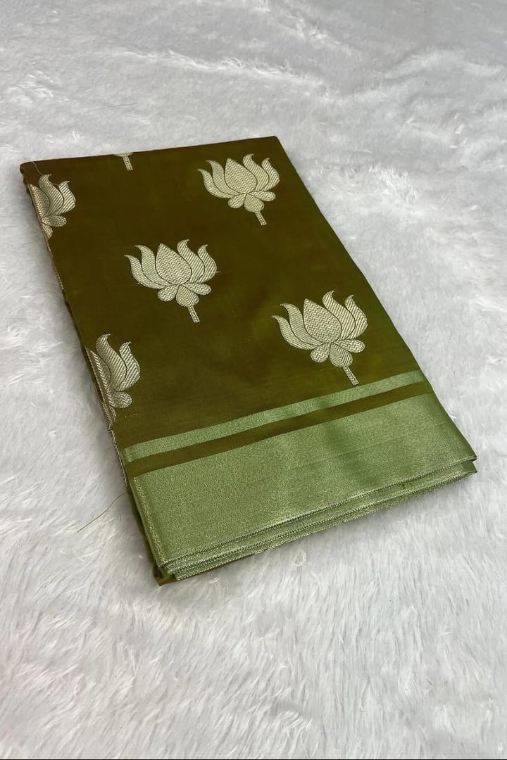 Aura Silkway Banarasi Katan Silk Saree