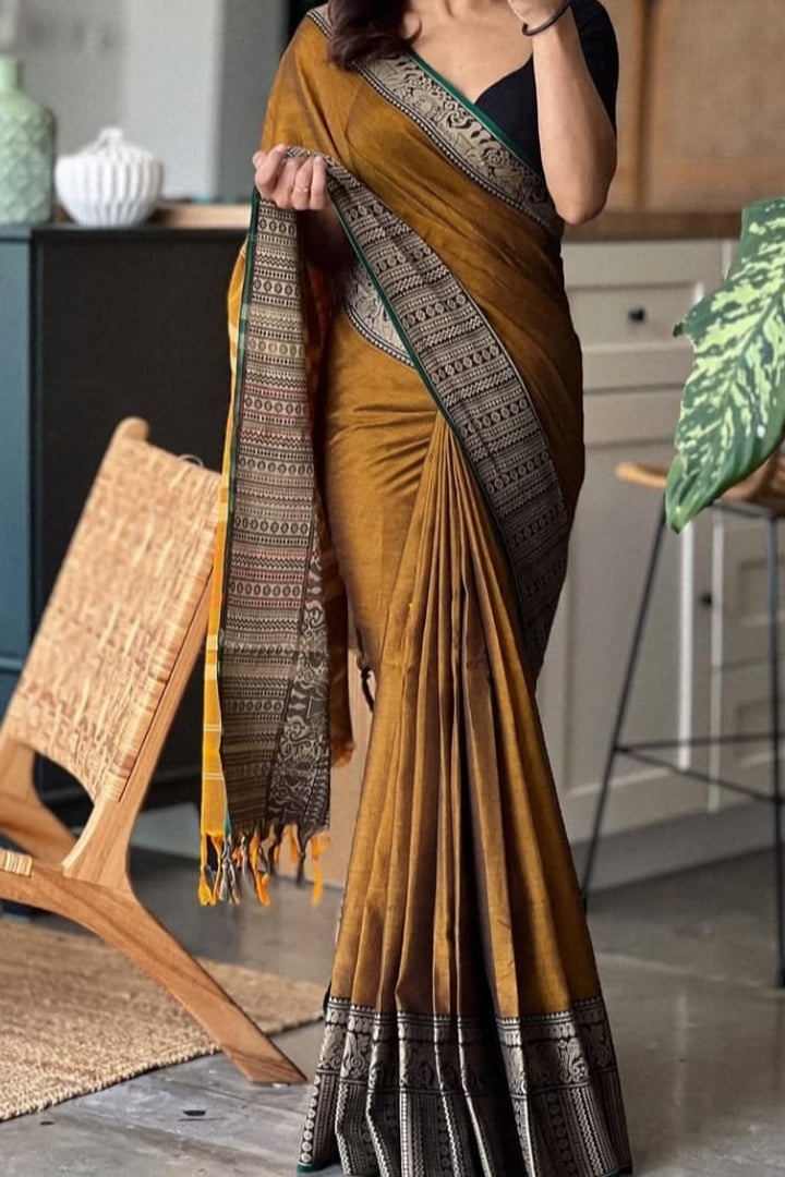 Windflower Glow Narayanpet Saree