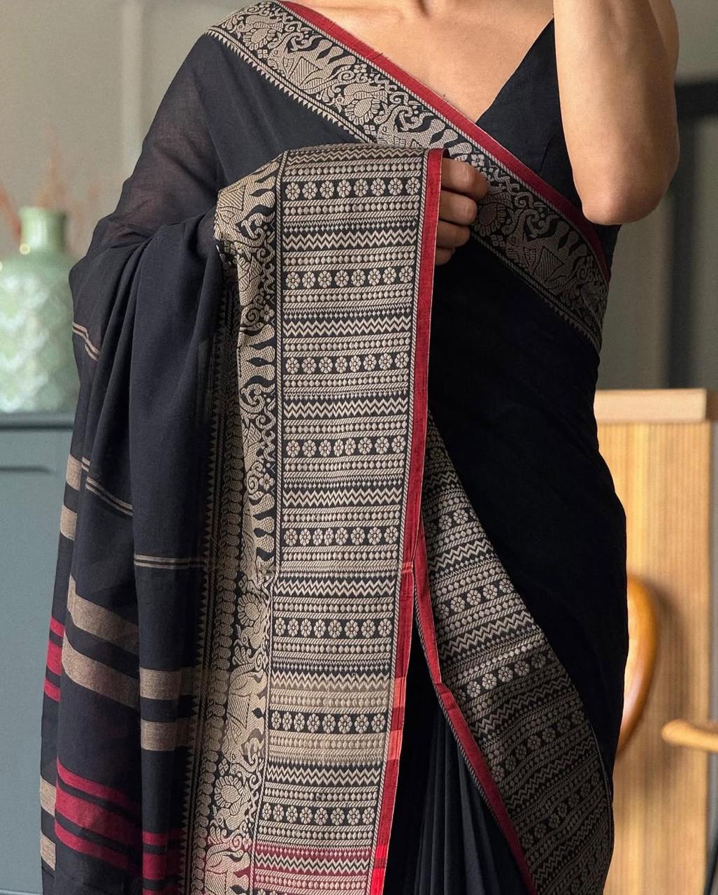 Windflower Glow Narayanpet Saree