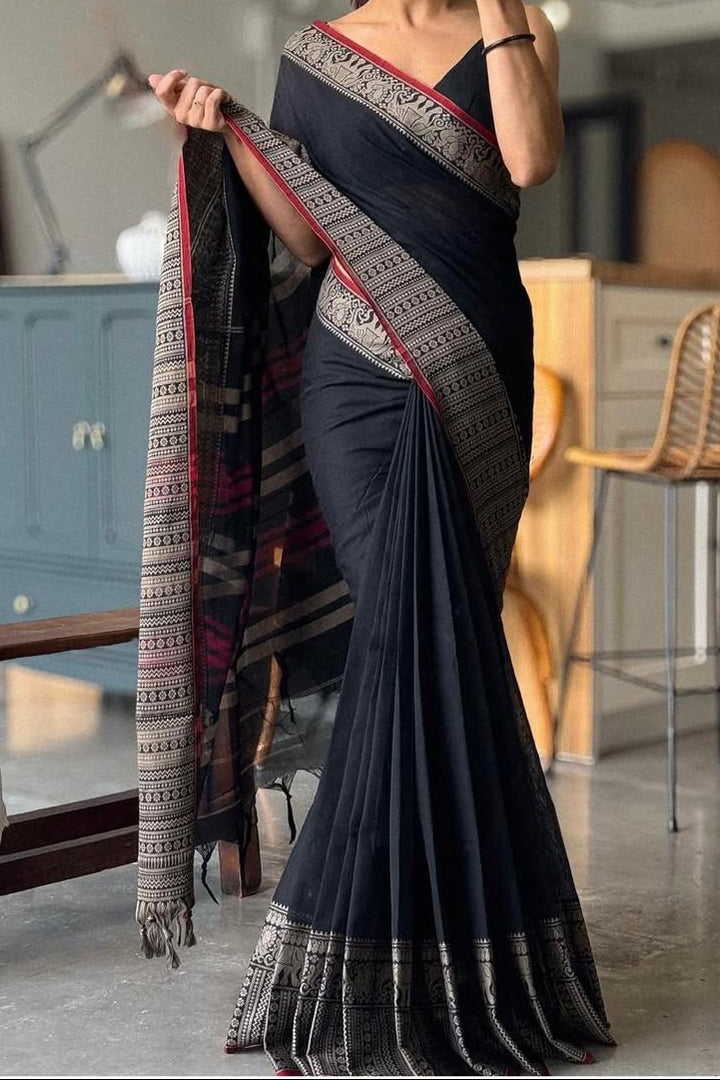 Windflower Glow Narayanpet Saree