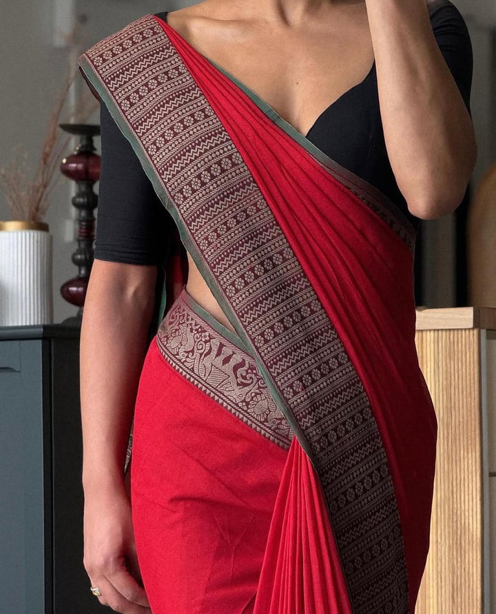 Windflower Glow Narayanpet Saree