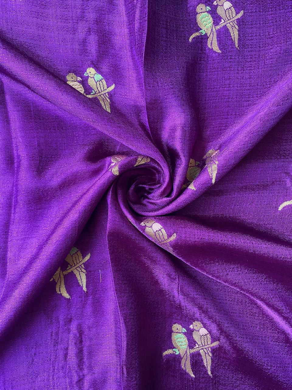 Ananta Aabha Jute Crush Silk Saree