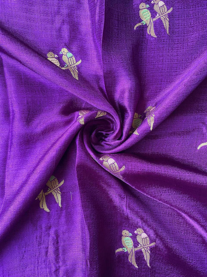 Ananta Aabha Jute Crush Silk Saree