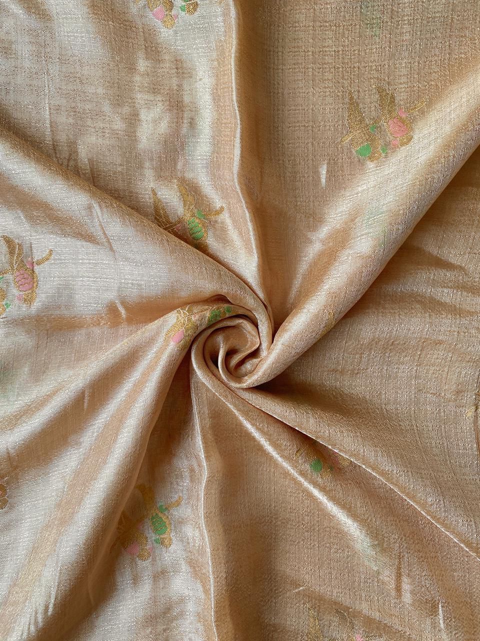 Ananta Aabha Jute Crush Silk Saree