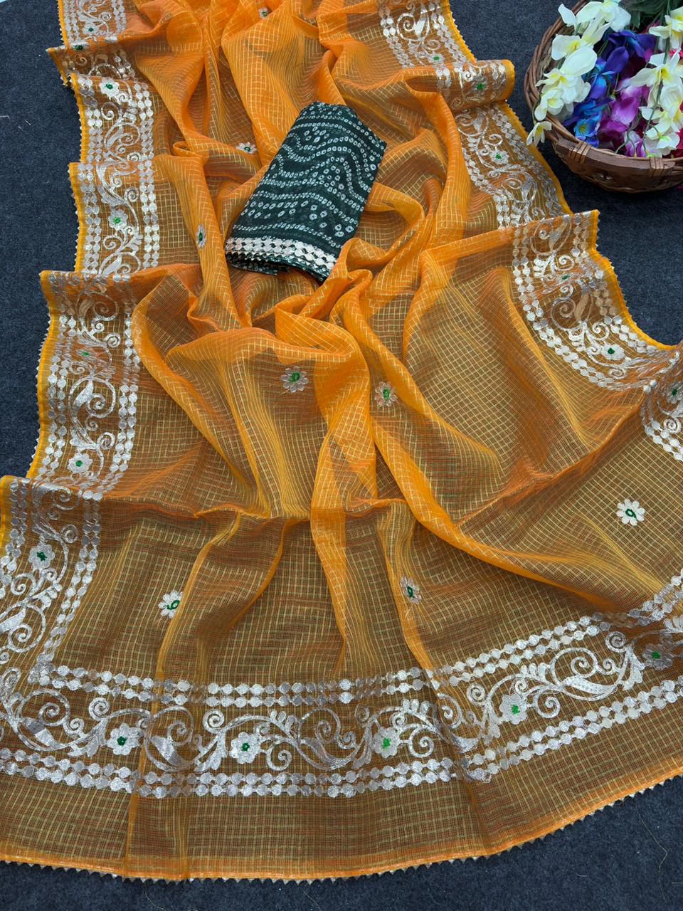Rani Hamsa Kota Saree