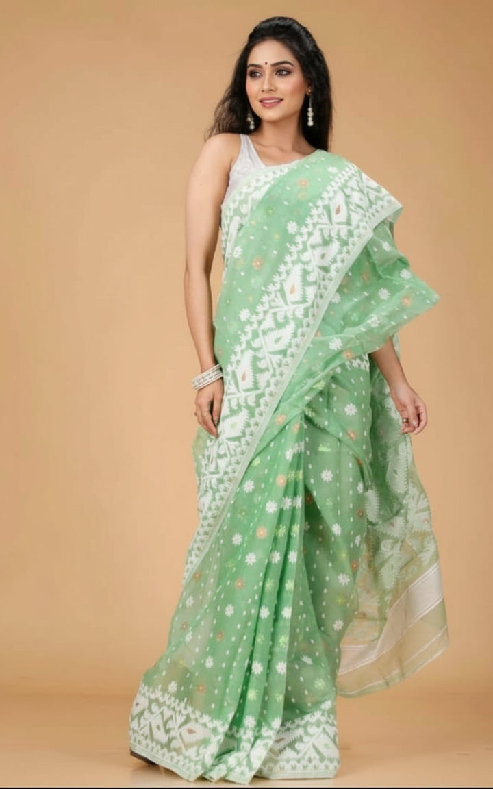 Subarna Jhilik Dhakai Jamdani Saree