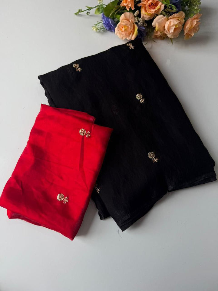 Peacebeam Satin Silk Saree